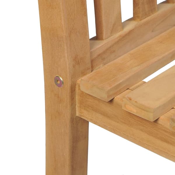 3-delad trädgårdsmatgrupp 80x80 cm massiv teak