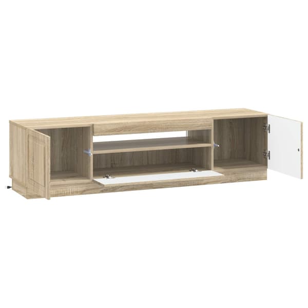 LED TV-skåp Sonoma-ek Konstruerat trä