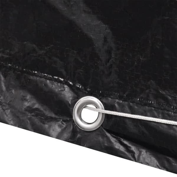 Överdrag för trädgårdsmöbler 2 st 8 öljetter 122x112x98 cm