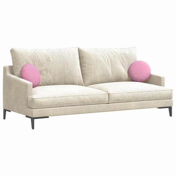 Sittkuddar 2 pcs Rosa Ø30 x 13 cm tyg