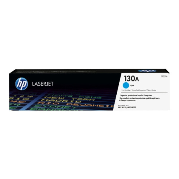 HP 130A - cyan - original - LaserJet - tonerkassett (CF351A)