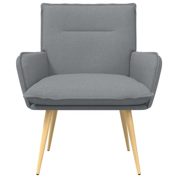 Fåtölj Ljusgrå Tyg