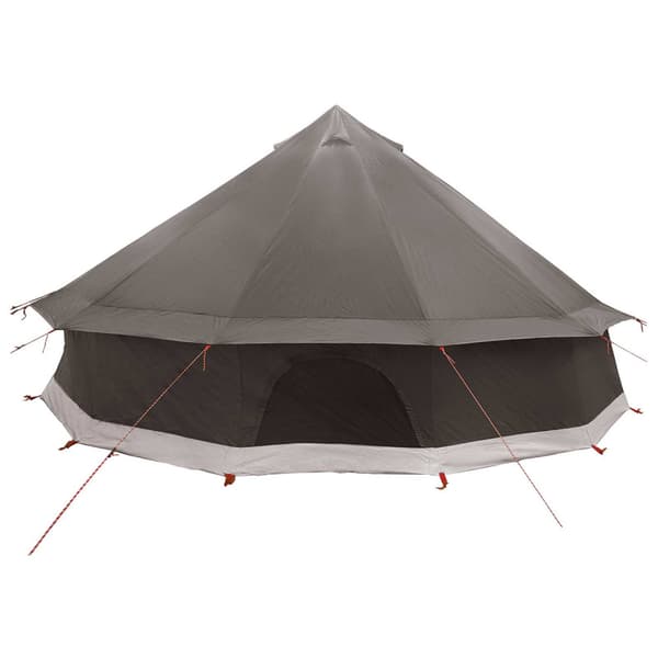 Tipi Tält Brun Grå 600 x 600 x 350 cm Polyester och Stål