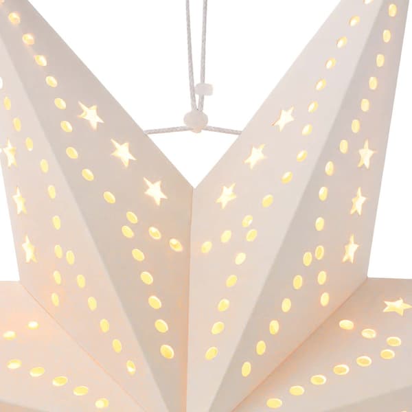 Julbelysning RAAHE 2 st 10 LED-lampor Varmvit 45 x 6 x 45 cm