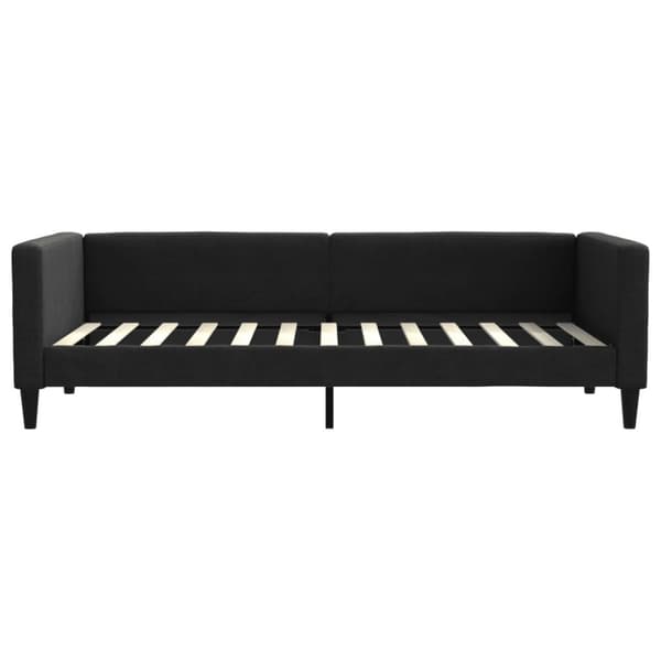Dagbädd utdragbar svart 90x200 cm tyg