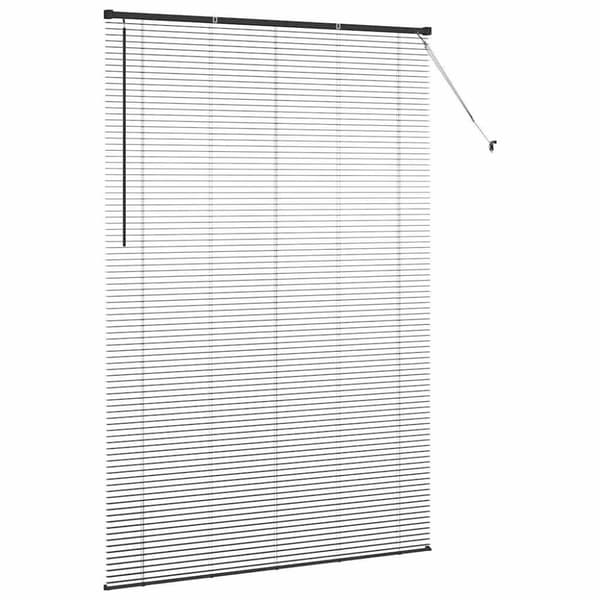 Persienner Svart 220 x 145 cm Aluminium