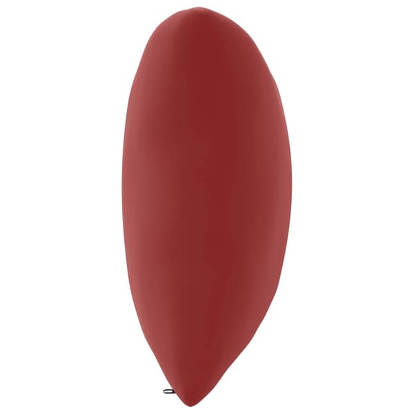 1-delad ryggkudde PUTTEN 100% Polyester Vinröd 80 x 40 x 15 cm