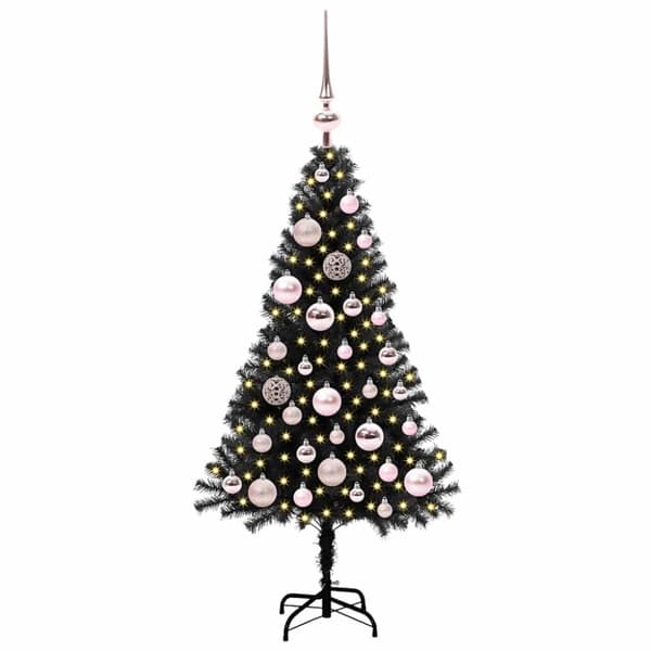 Julgran Svart 120 cm PVC