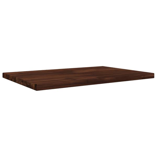 Rektangulärt Bordsskiva 90 x 50 x 3,5 cm Rektangulär Mörkbrun