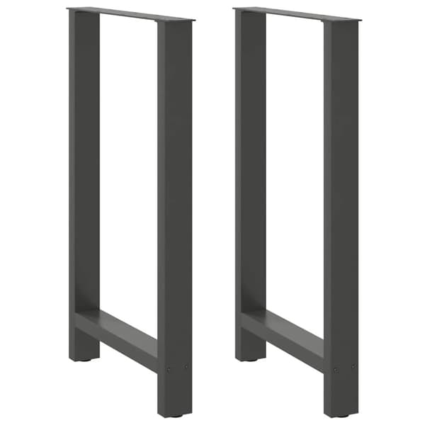 Barbordsben antracit 2 st 60x(100-101) cm stål