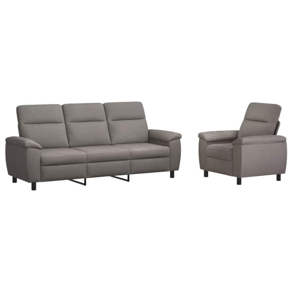 Soffset 2 st Taupe Tyg