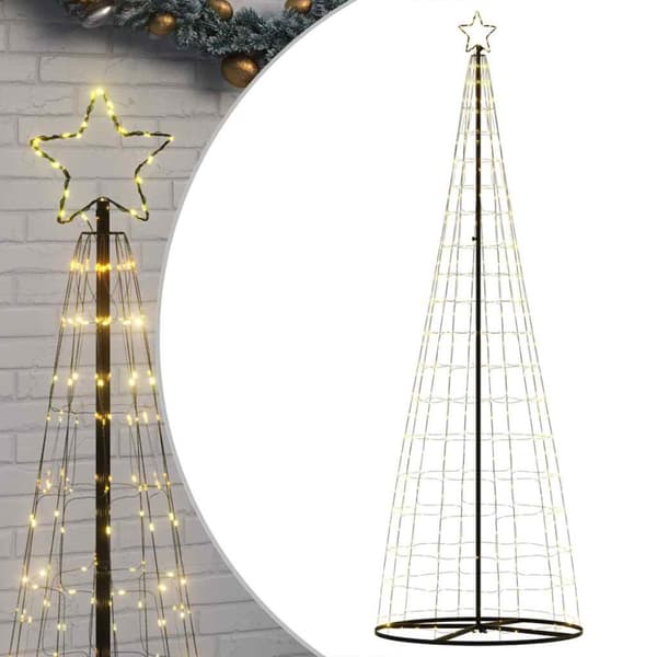 LED julgran 550 LEDs varmvit 300 cm