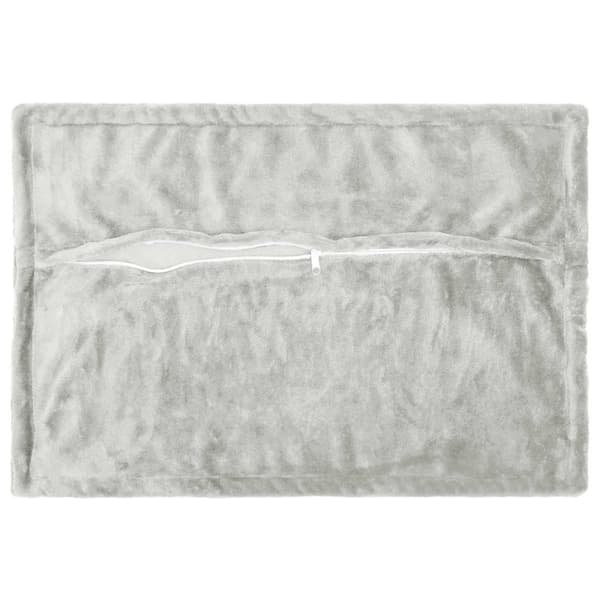 Kuddöverdrag 2 st HOUTEN Ljusgrå 50 x 80 cm Flanell