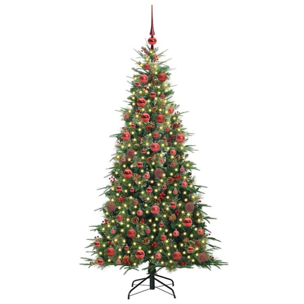 Plast Hingad Julgran Grön 180 cm PE och PVC