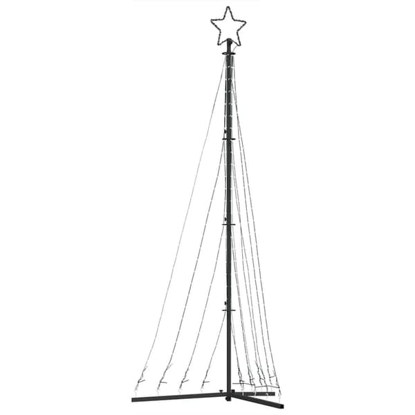 LED julgran 447 LED blå 250 cm