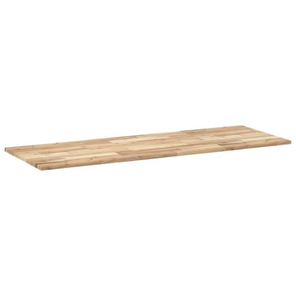 Bordsskiva rektangulär 160x50x2 cm massivt akaciaträ