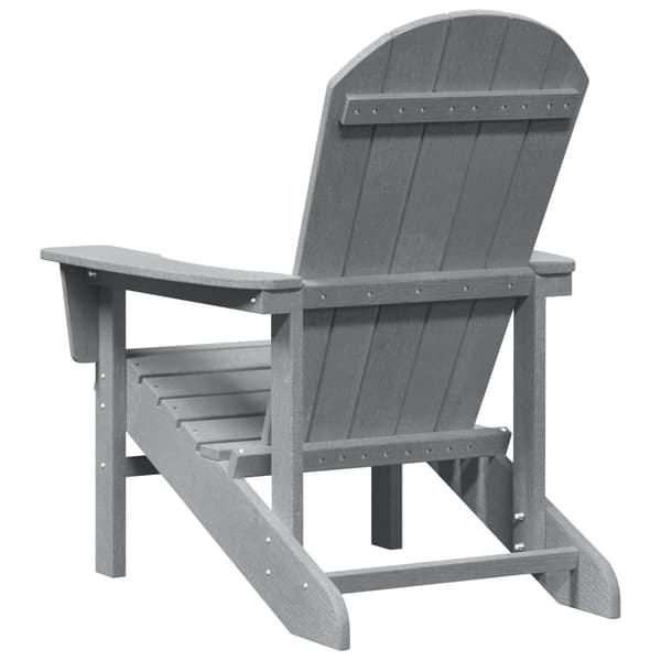 Trädgård Stol 2 pcs Ljusgrå 82 x 74 x 92 cm polyeten