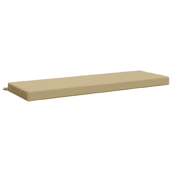 Bänk kudde SOEST 100% Polyester Beige 140 x 50 x 8 cm