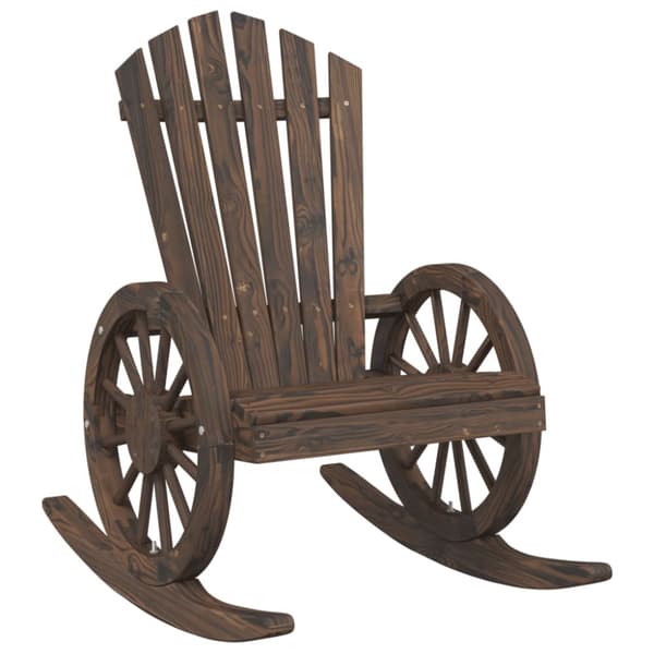 Gungstol adirondack massivt granträ