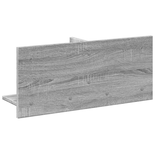 Väggskåp 70x16,5x30 cm grå sonoma konstruerat trä