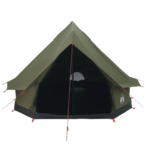 Familjetält Armégrön 6 personer Polyester / Bomull