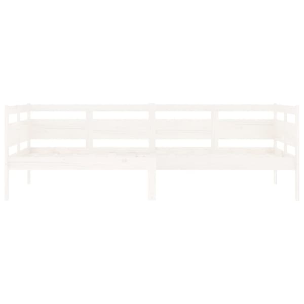 Dagbädd vit 90x200 cm massiv furu