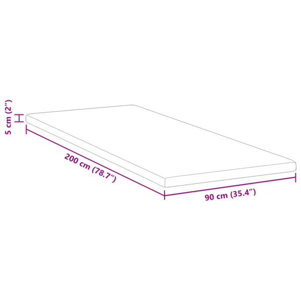 Kokostopper Vit 90 x 200 cm Jacquardtyg
