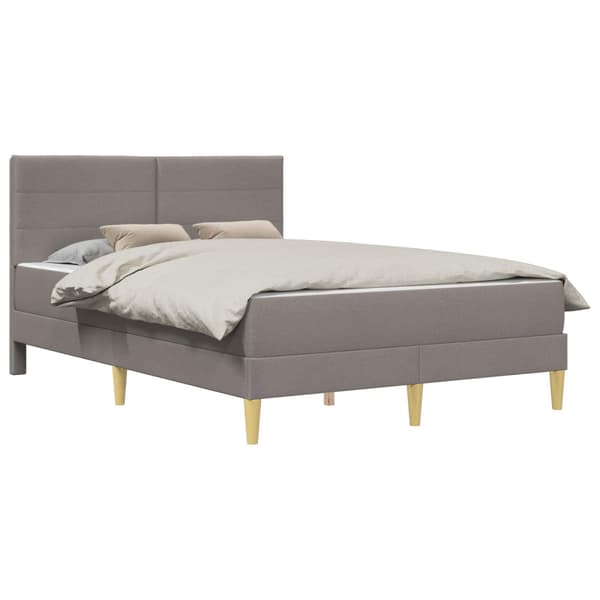 Sängram Taupe 120 x 200 cm Polyester