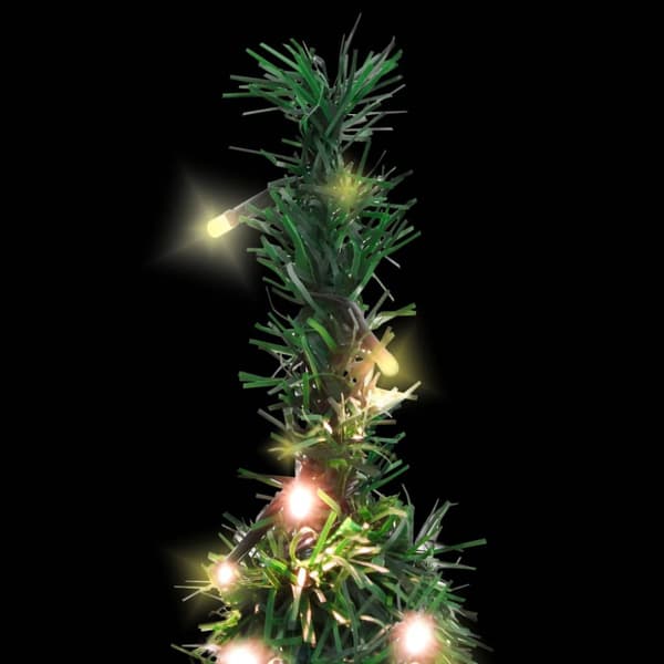 Plastgran pop-up 50 LED grön 120 cm