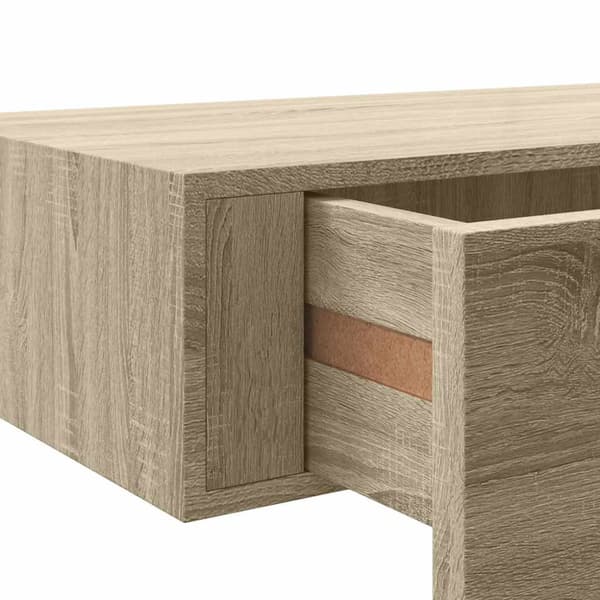 Väggmonterad låda ek 40x23,5x10 cm MDF