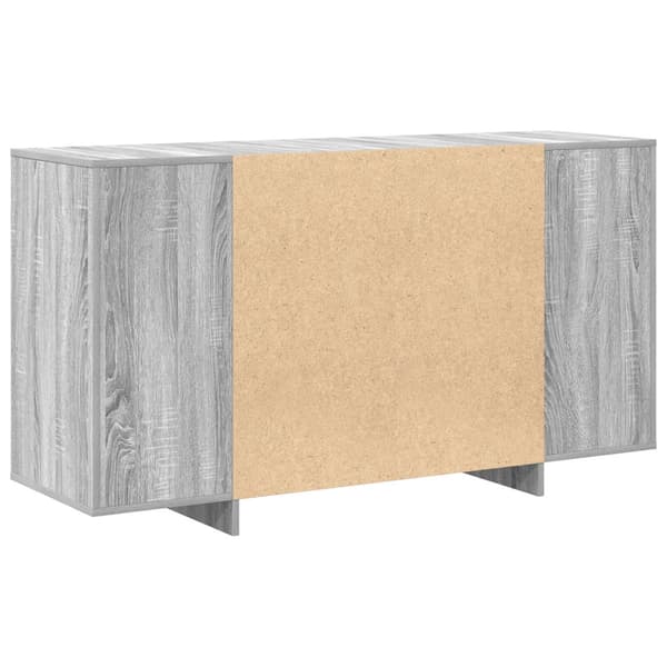 Sideboard Grå Sonoma 135 x 41 x 75 cm Konstruerat trä