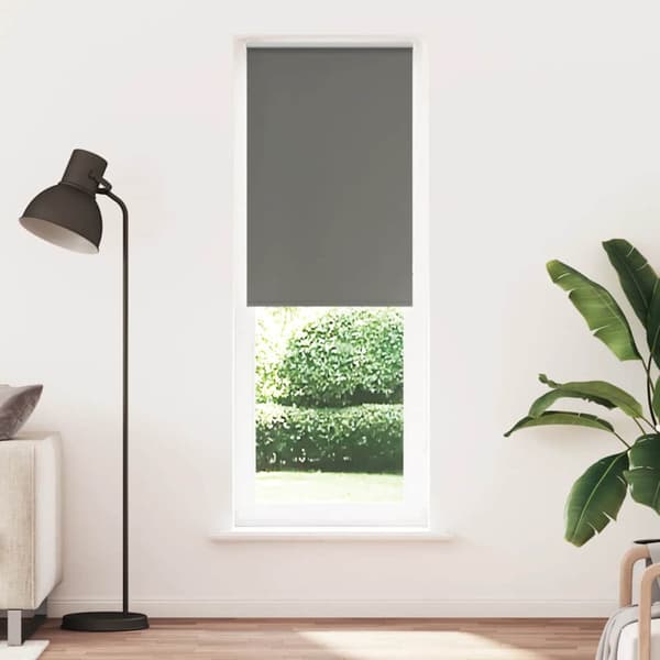 Rullgardin mörkläggning grå 65x210 cm tyg bredd 60,7 cm