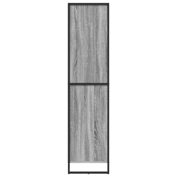 Sideboard 2 pcs Grå Sonoma 81 x 36 x 150.5 cm Konstruerat trä