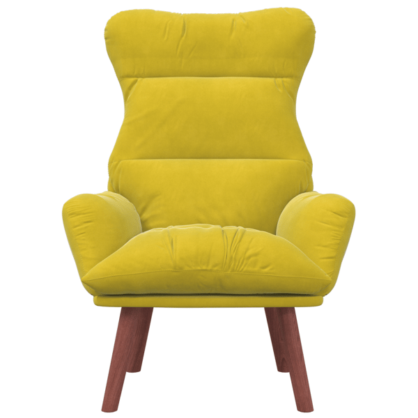 fåtölj Gul 69 x 74 x 93 cm Sammet
