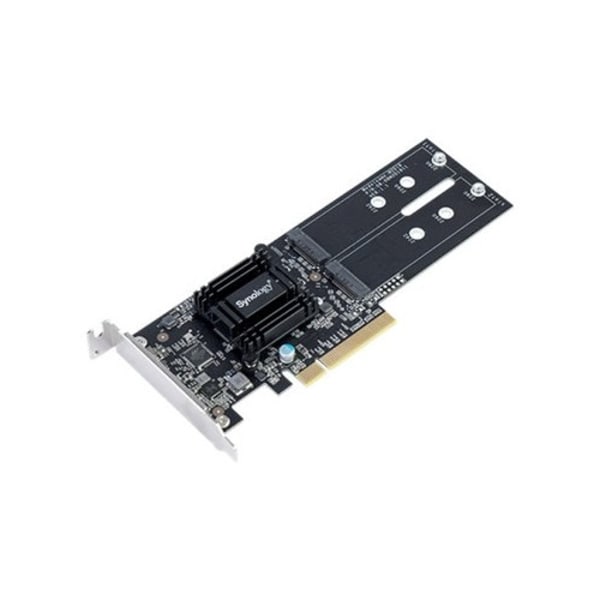 Synology M2D18 - adapter för lagringsfack - M.2 Card - PCIe 2.0 x8 Svart