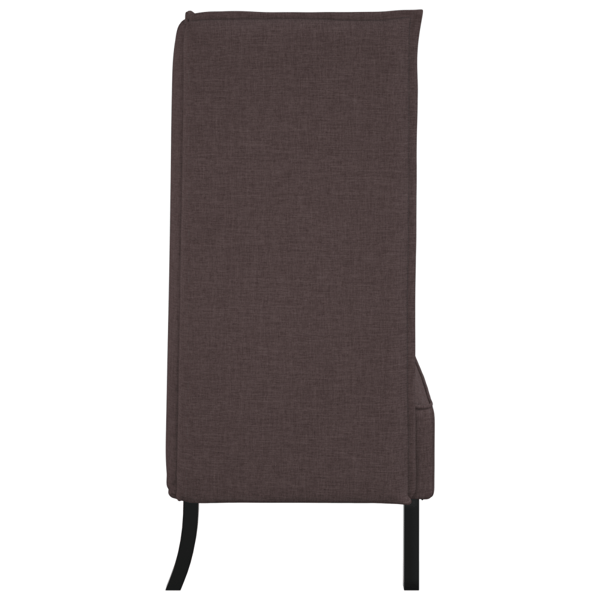 Hög Ryggsoffa 101cm Mörkbrun tyg
