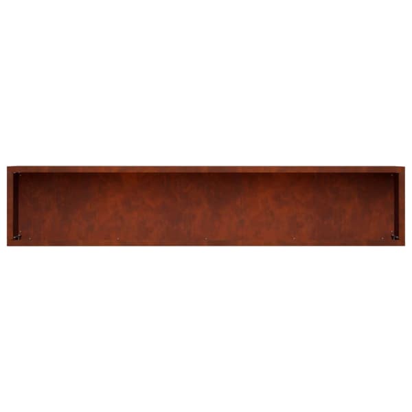 Trädgårdsplanterare 2 st Rostig 100 x 20 x 20 cm
