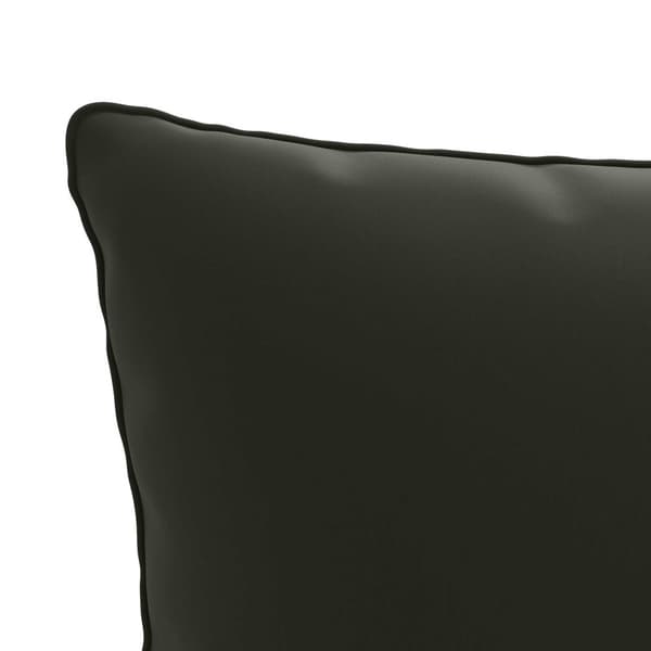 1-delad ryggkudde PUTTEN 100% Polyester Svart 60 x 40 x 15 cm