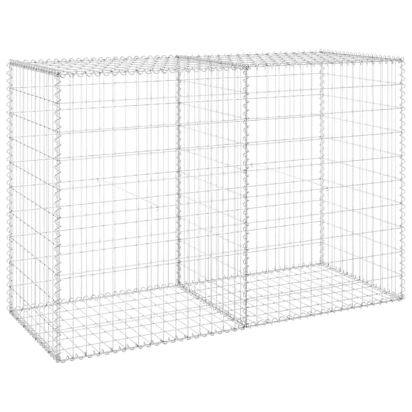 Gabionmur galvaniserat stål 150x60x100 cm