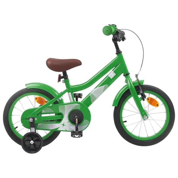 Barncykel 12 Tum för 2-4 åringar Grön