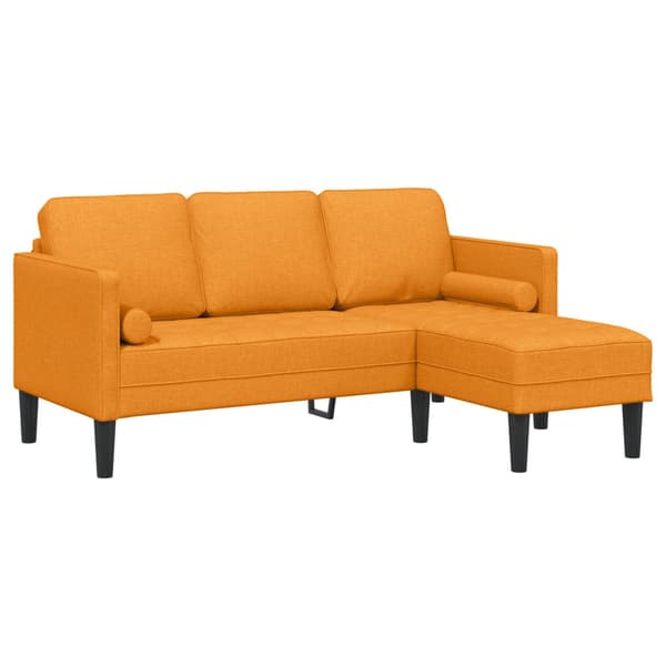Soffset 2 st Mörkgul Polyester