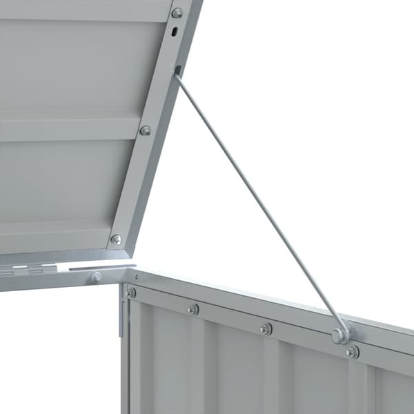 Soptunna för dubbla papperskorgar antracit 144x81x113 cm stål