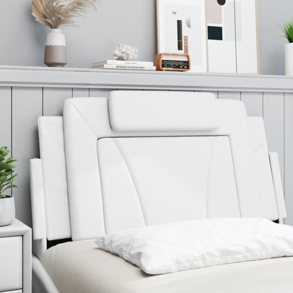 Huvudgavelkudde Viana Vit 100 cm konstläder