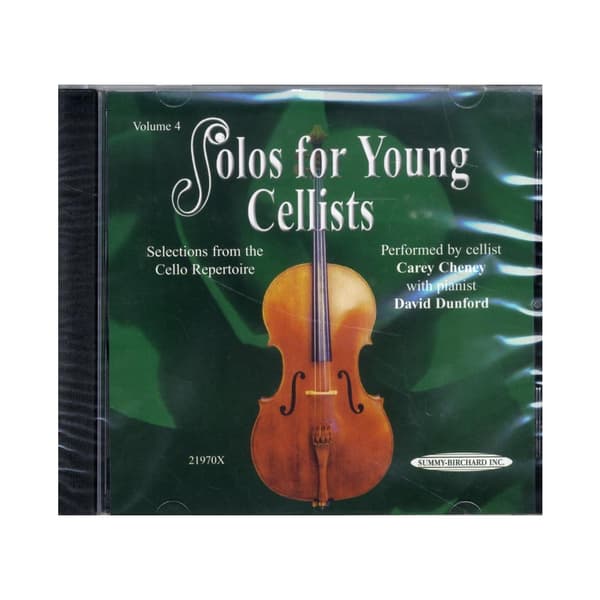 Suzuki solos for young cellists cd 4 (bok, eng)