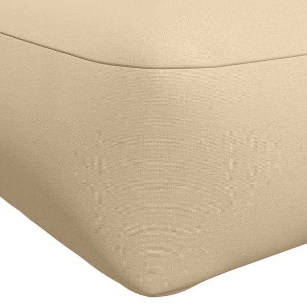 Pallkudd VIANEN 100% Polyester Gräddvit 120 x 80 x 12 cm
