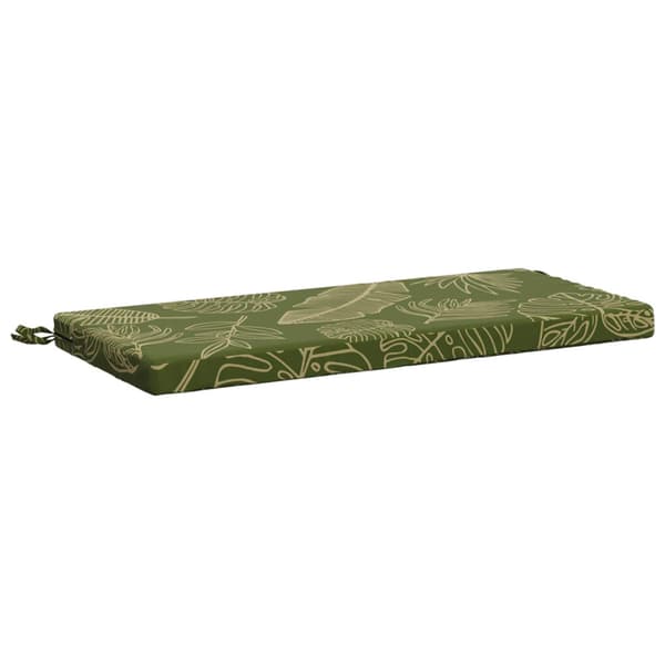 Bänk kudde SOEST 100% Polyester Bladdesign 60 x 40 x 5 cm