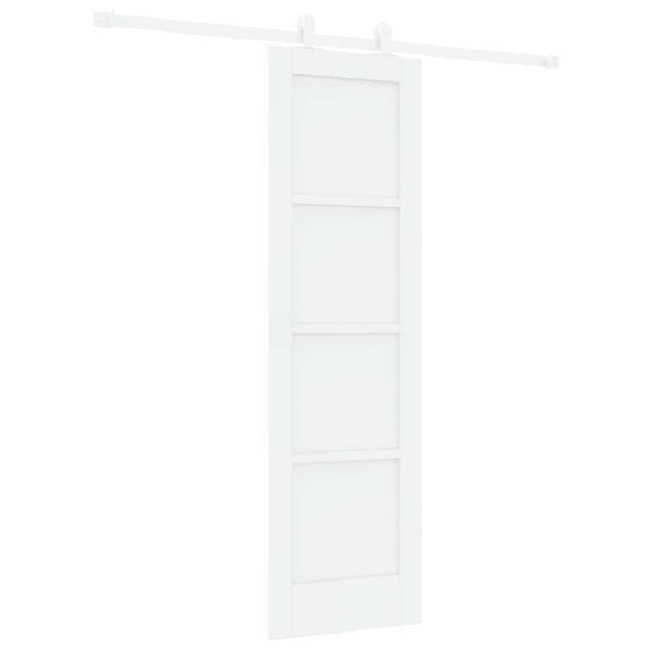 Skjutdörr 61 x 198,5 cm Konstruerat trä Vit