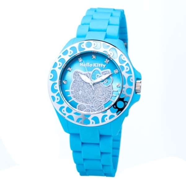 HELLO KITTY HK7143B-01 - Quartz Klocka Dam (45MM)