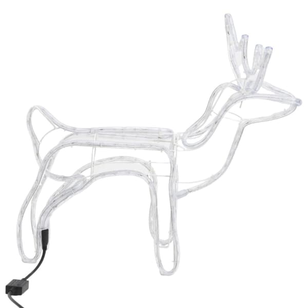 Renfigur 2 st ljusslinga varmvit 60x30x60 cm