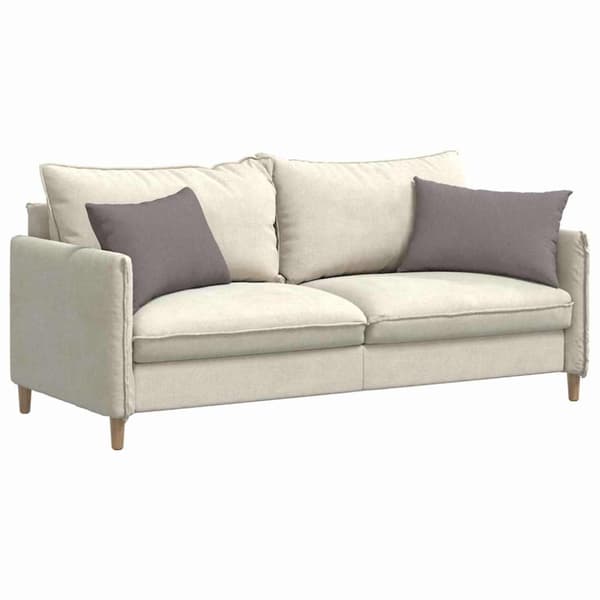 Sofakuddar 2 pcs Taupe 60 x 40 cm tyg